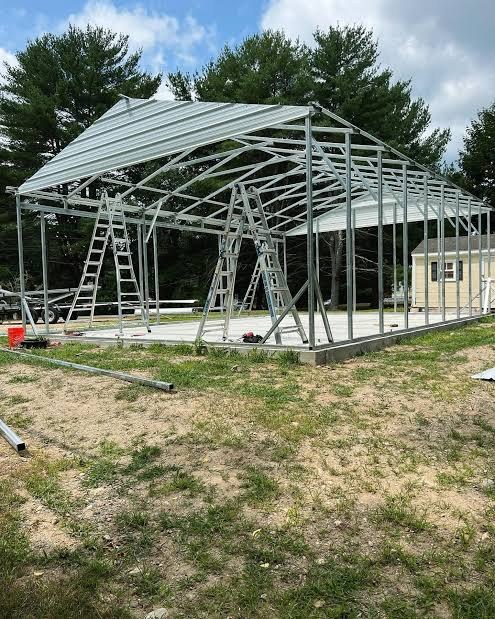 Metal building framing